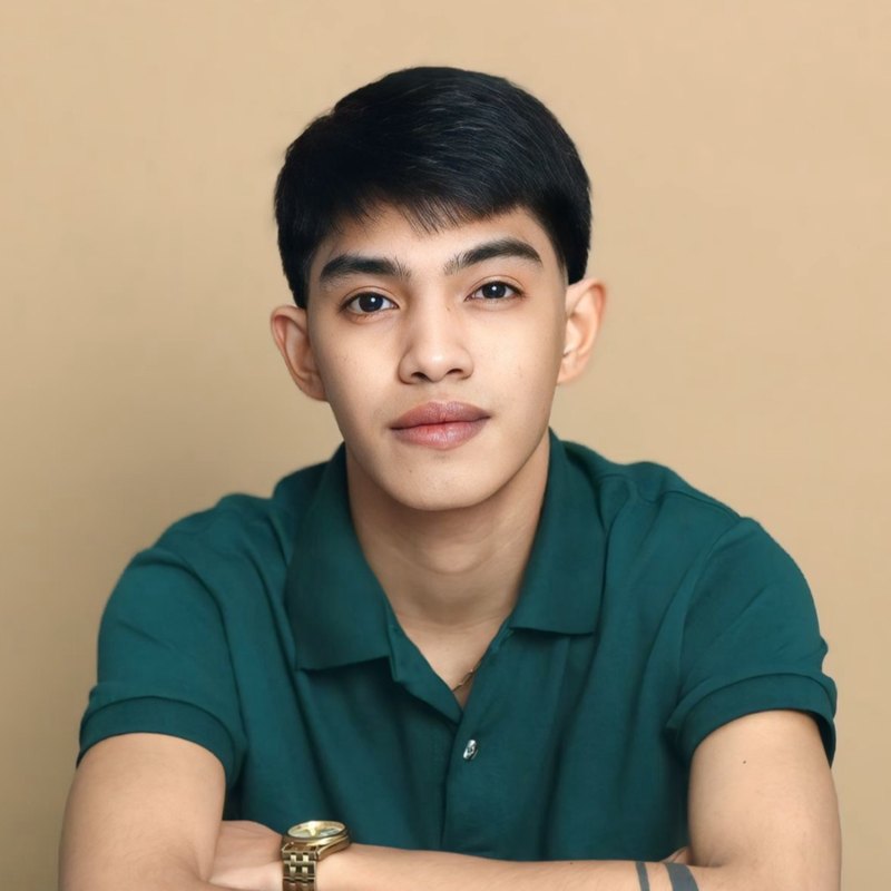 Hiro Fernando in a green polo
